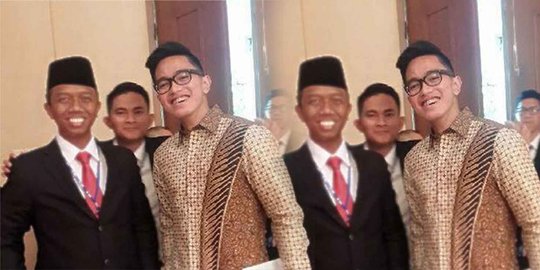 Putra bungsu Jokowi jadi idola santri dan ibu-ibu di Subang