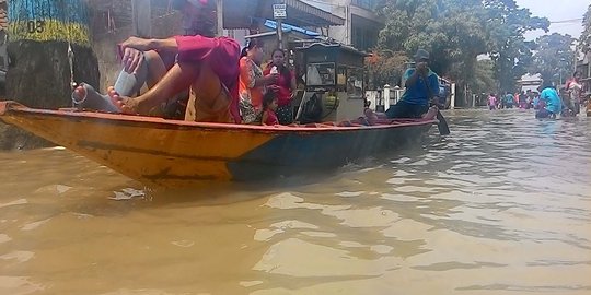 Sudah sepekan, Kabupaten Bandung masih terendam banjir