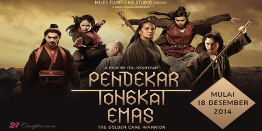 Pendekar Tongkat Emas, kembalinya film silat lokal ke bioskop