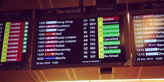 Keluarga penumpang AirAsia diberikan ruangan khusus di Changi