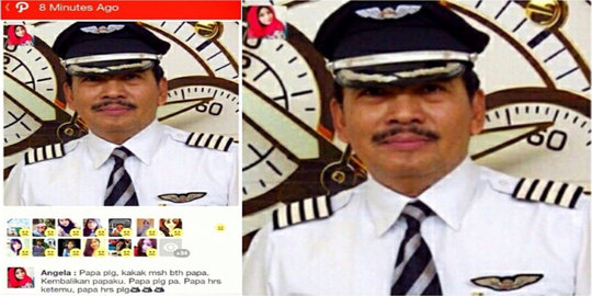 Putri pilot AirAsia: Papa pulang, kami masih butuh papa