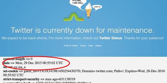 Twitter 'down' gara-gara server buat kesalahan konyol