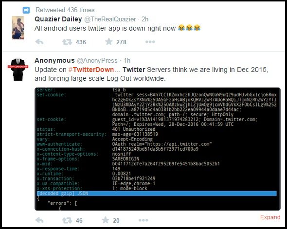 twitter down
