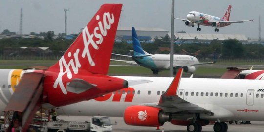 Hilangnya pesawat AirAsia tak ganggu industri penerbangan