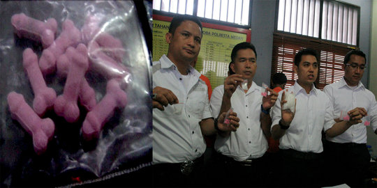 Ineks berbentuk penis dipromosikan untuk buat laki-laki perkasa