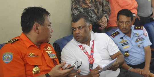 CEO AirAsia gelar rapat tertutup dengan Tim SAR di Pangkalanbun