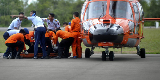 Jenazah korban AirAsia tiba di Surabaya, RS Bhayangkara steril