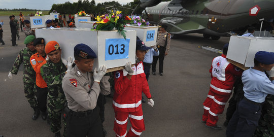 Ini cara Tim DVI cari data korban AirAsia jika sekeluarga tewas