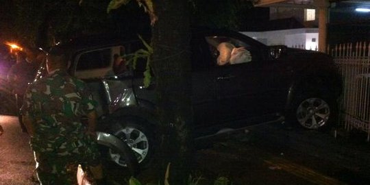 Rumah dekat Wapres yang diseruduk Pajero kediaman Panglima TNI