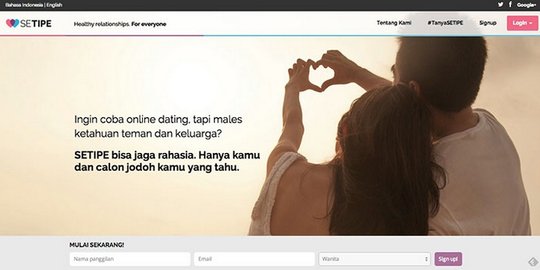 Dalam 1 tahun, Biro jodoh online Setipe punya 83 ribu pengguna