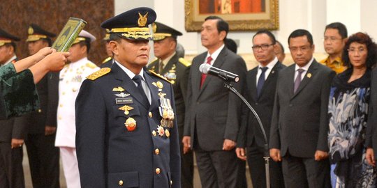 Ini Marsdya Agus, komandan baru TNI AU, mantan pilot tempur F-16