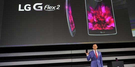 Peluncuran G Flex2, ponsel pintar yang bisa ditekuk 90 derajat