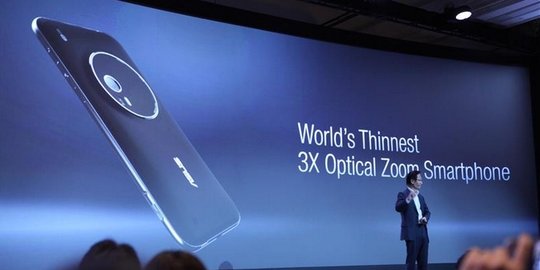 ZenFone Zoom, smartphone kamera optical zoom tertipis di dunia