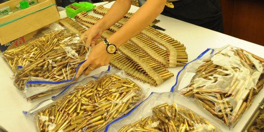 Polisi temukan 10.276 peluru tajam dari rumah kosong di Mampang