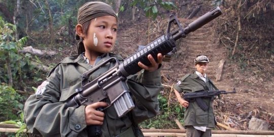 miris,10 negara ini rekrut anak di bawah umur untuk jadi tentara
