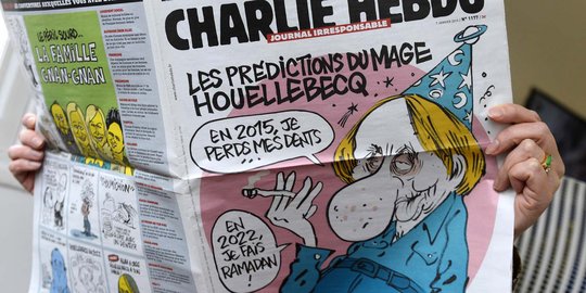Ini karikatur Tabloid Charlie Hebdo yang sindir pemimpin muslim