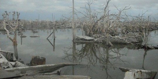 Villa Epecuen, serpihan surga dunia yang terkoyak