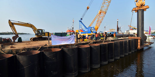 Menko Sofyan: Belum dibangun, Giant Sea Wall masih berupa gambar