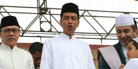 Sebelum berunding, Akbar dan Agung sowan dulu ke Jokowi