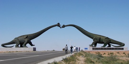 Menengok Kota Dinosaurus di ujung utara China