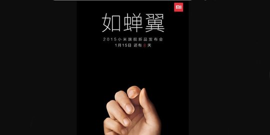 Xiaomi siap luncurkan smartphone super tipis minggu depan