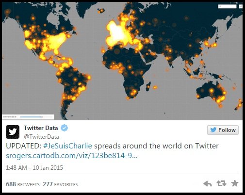 hastag jesuischarlie di twitter