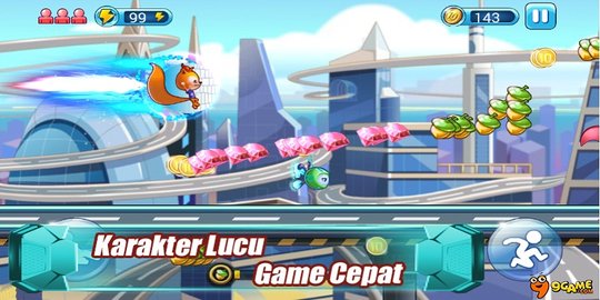 UC Crazy Run, game Android lucu nan adiktif dari UCWeb