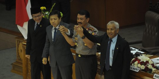 Momen saat DPR setujui Komjen Budi Gunawan jadi Kapolri