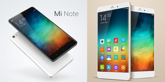 Mi Note dan Mi Note Pro, dua phablet super baru andalan Xiaomi!