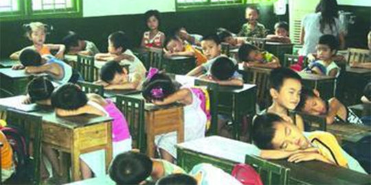 SD serakah di China, pungut Rp 2.000 tiap murid tidur di kelas