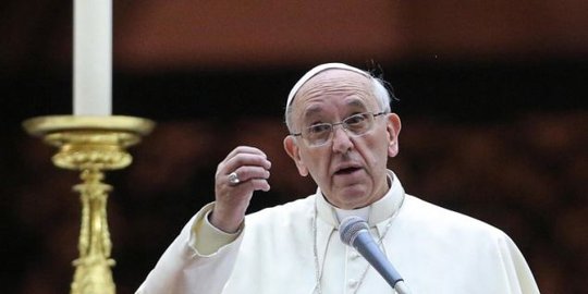 Paus: Dalam soal agama, kebebasan berekspresi juga ada batasnya