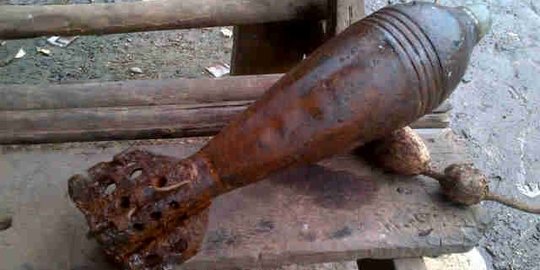 Panen ubi, petani di Madina temukan peluru mortir roket komando