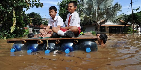 Gara-gara banjir kiriman Malaysia, 9 sekolah di Nunukan diliburkan