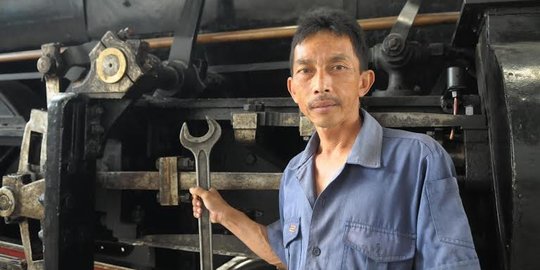 Hebatnya mekanik di Ambarawa, bikin onderdil perbaiki kereta tua
