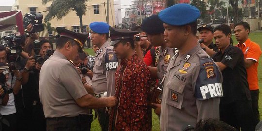 Terlibat narkoba, seragam 5 anggota Polisi Sumsel dipreteli