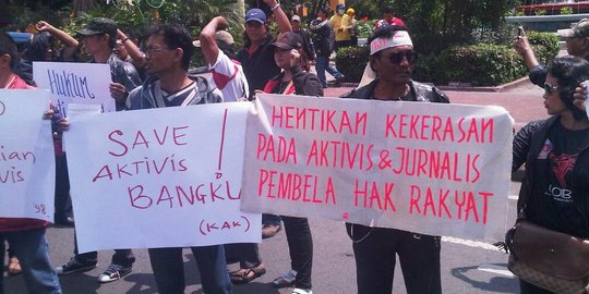 Aktivis KAK demo, tuntut polisi tangkap pelaku penembakan Mathur