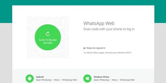 Ini cara gunakan WhatsApp versi web di perangkat desktop