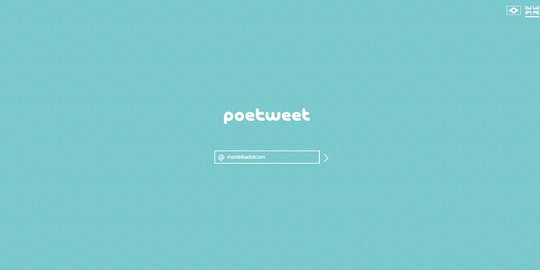 Situs unik ini bisa ciptakan puisi indah dari tweet dalam sekejap