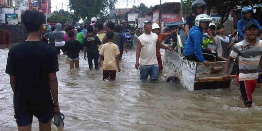Ciledug Indah dan Komplek DDN Tangerang juga terendam