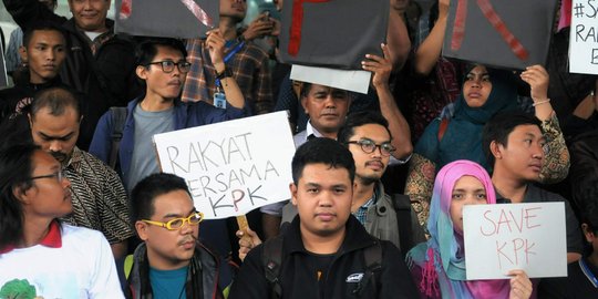 Sokong aksi dukung Bambang, KPK relakan mimbar dan pengeras suara