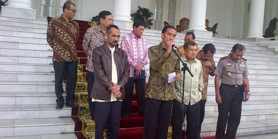 Tanggapi kisruh Polri vs KPK, ini isi pidato 5 menit Jokowi