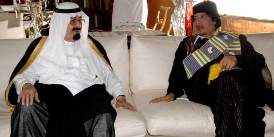 Keakraban Raja Abdullah bin Abdul Aziz bersama pemimpin dunia