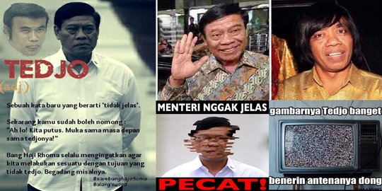 Ini meme-meme pedas sindir Menteri Tedjo bilang rakyat gak jelas