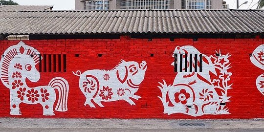 Menengok kampung mural di desa Huija, Taiwan
