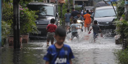 Drainase buruk, kawasan Pramuka sering dilanda banjir