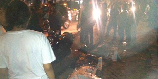 Kecelakaan di Kedoya, seorang pengendara motor jadi korban