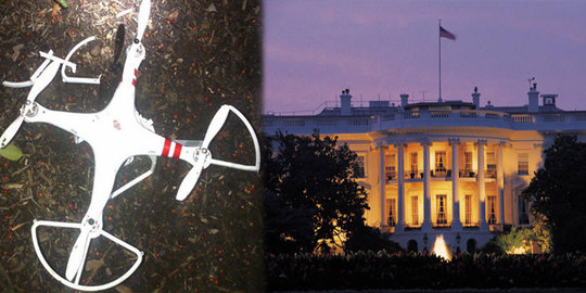 Mabuk, intelijen Amerika hampir tabrakkan drone ke rumah Obama