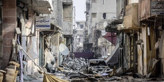 Menelusuri 'kota hantu' di utara Suriah