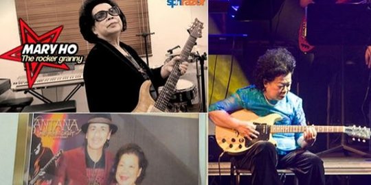 Nenek 78 tahun ini suka musik rock dan jago main gitar