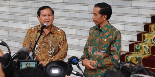 Usai bertemu Jokowi, ini komentar Prabowo soal kisruh KPK vs Polri